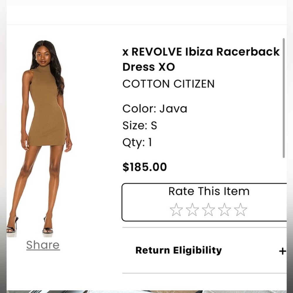 Cotton Citizen Java Racerback Dress - Picture 2 of 7